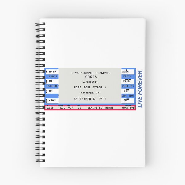 Item preview, Oasis Pasadena Ticket Art designed and sold by AuroraXGreen.