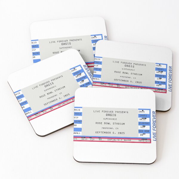 Item preview, Oasis Pasadena Ticket Art designed and sold by AuroraXGreen.