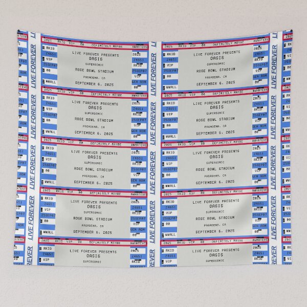 Item preview, Oasis Pasadena Ticket Art designed and sold by AuroraXGreen.