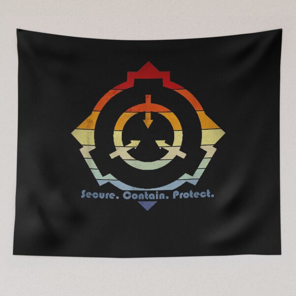 Item preview, SCP Foundation Retro Vintage Sunset Secure Contain Protect designed and sold by RahsaanEichmann.