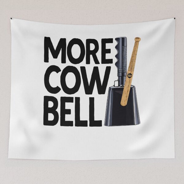 Item preview, Musician Funny Cowbell More Quote Vintage Movies designed and sold by Gross-Chain-Fa.