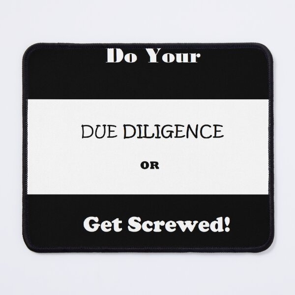 Item preview, Do Your Due Diligence designed and sold by Amethyst4.