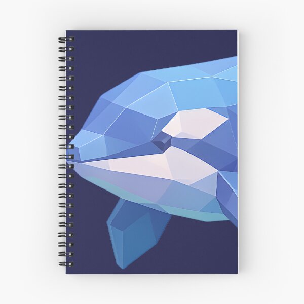 Item preview, Geometric Blue Orca Illustration designed and sold by Orcavision3D.