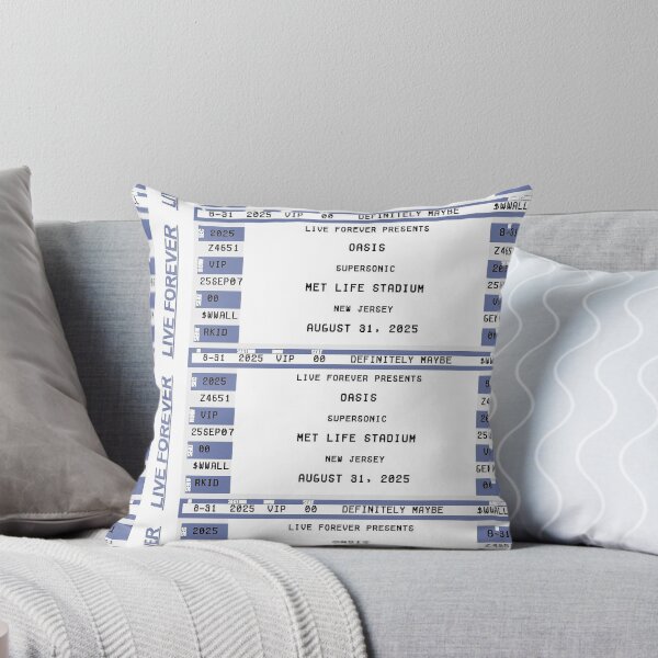 Item preview, Oasis New Jersey Ticket Art designed and sold by AuroraXGreen.