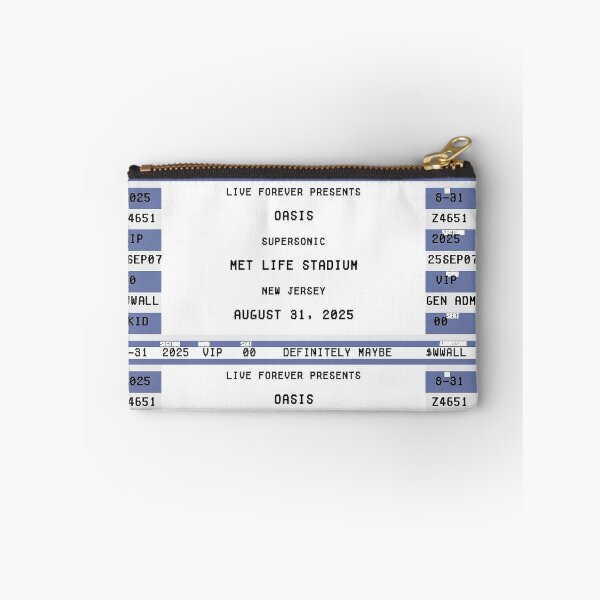 Item preview, Oasis New Jersey Ticket Art designed and sold by AuroraXGreen.