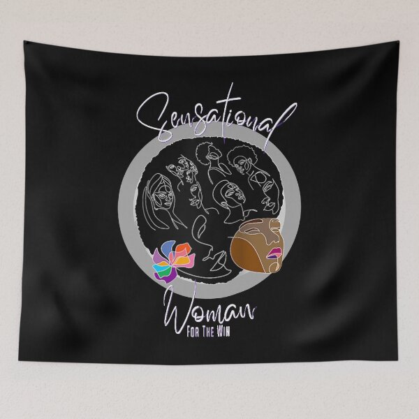 Item preview, Sensational Woman For The Win Raglan designed and sold by RahsaanEichmann.