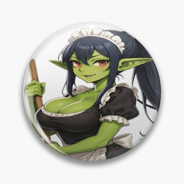 Item preview, Maid Outfit Glip - Bodacious Goblin Maid Vixen | Digital Sticker | PNG & Transparent designed and sold by Elysian-Vixens.