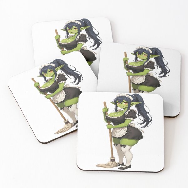 Item preview, Maid Outfit Glip - Bodacious Goblin Maid Vixen | Digital Sticker | PNG & Transparent designed and sold by Elysian-Vixens.