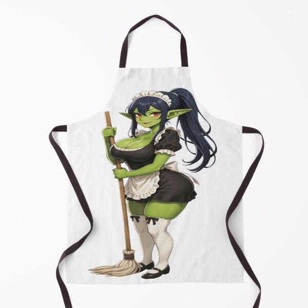 Item preview, Maid Outfit Glip - Bodacious Goblin Maid Vixen | Digital Sticker | PNG & Transparent designed and sold by Elysian-Vixens.