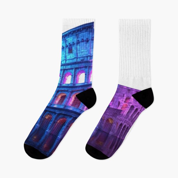 Item preview, Neon Colosseum Rome Glow designed and sold by AlexLineArt.