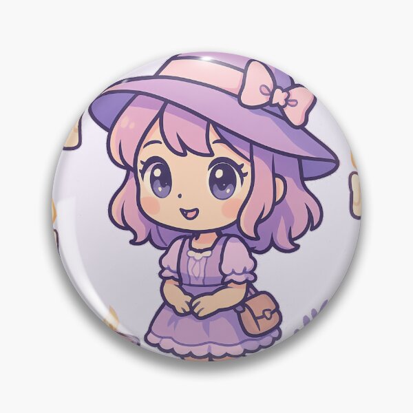 Artikelvorschau, Chibi Kawaii Hexe mit schwimmenden Kerzen entworfen und verkauft von LuKreate.