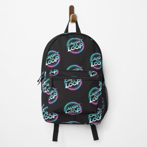 Item preview, "Caught in a Loop - Futuristic Neon Design" designed and sold by HolisticFurArt.