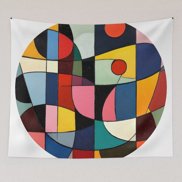 Item preview, round colorful abstract design designed and sold by SmashingDeals.