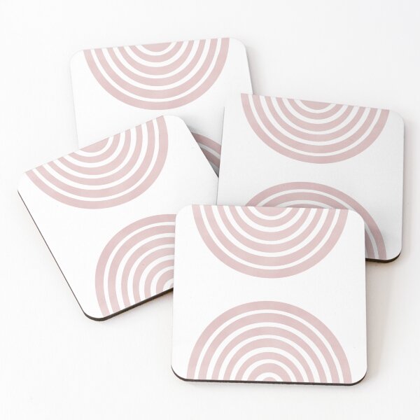 Item preview, Minimalist Pastel Pink Rainbow designed and sold by Pattern&Pixel.