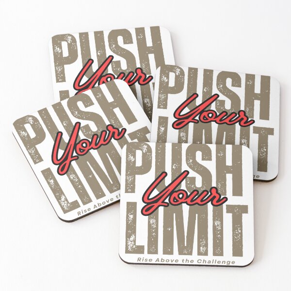 Item preview, Push Your Limit - Motivational Gym and Fitness Design designed and sold by Colorful-Garden.