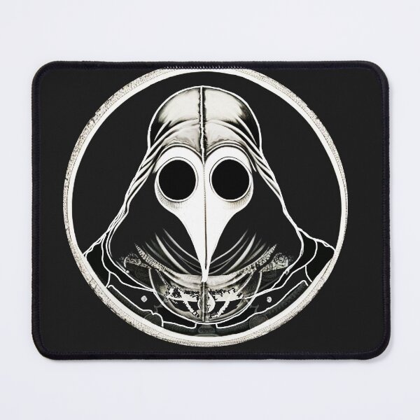 Item preview, Hooded Masked Plague Doctor Red Menace designed and sold by AuroraXGreen.