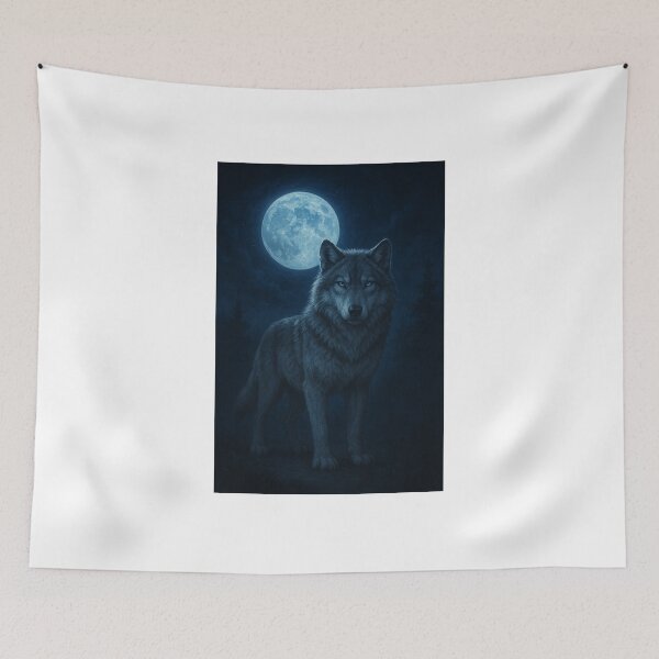 Item preview, Wolf under the moonlight designed and sold by supakor.