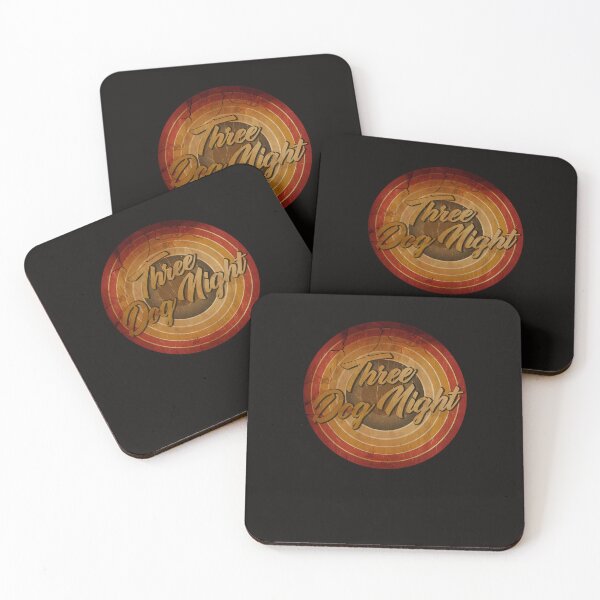 Item preview, Arjunthemaniac-Three-Dog-Night-Circle-Vintage-Retro-Faded-T-Shirt designed and sold by WandaHermann.
