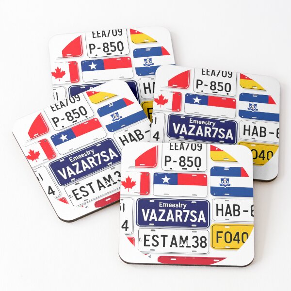 Item preview, round world license plate design designed and sold by SmashingDeals.