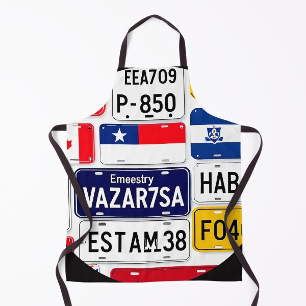 Item preview, round world license plate design designed and sold by SmashingDeals.