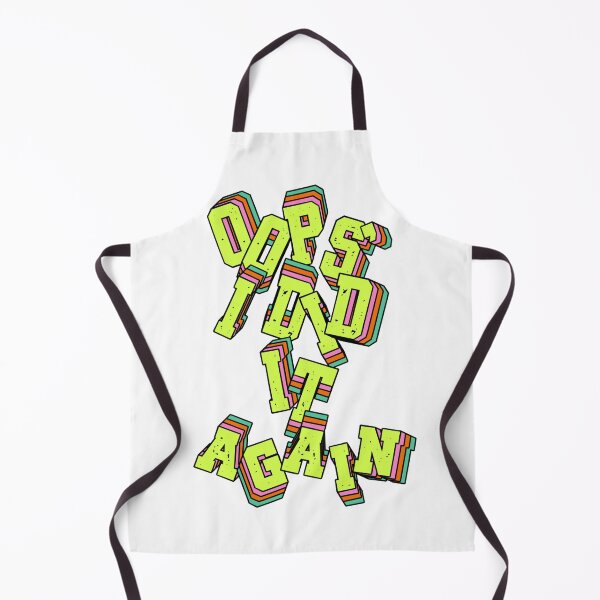 Item preview, Oops I Did It Again – Playful Typography Design designed and sold by amishasofat.