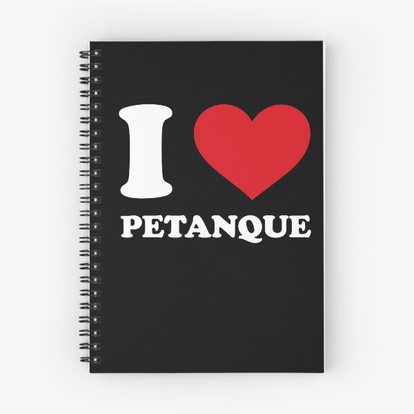 Item preview, I ❤️ Petanque – White Minimalist Design designed and sold by EmeraldeaArt.