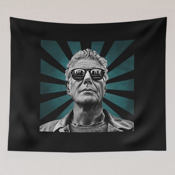 Item preview, Anthony Bourdain II Retro Pixel II 70s designed and sold by GeneCummerata.