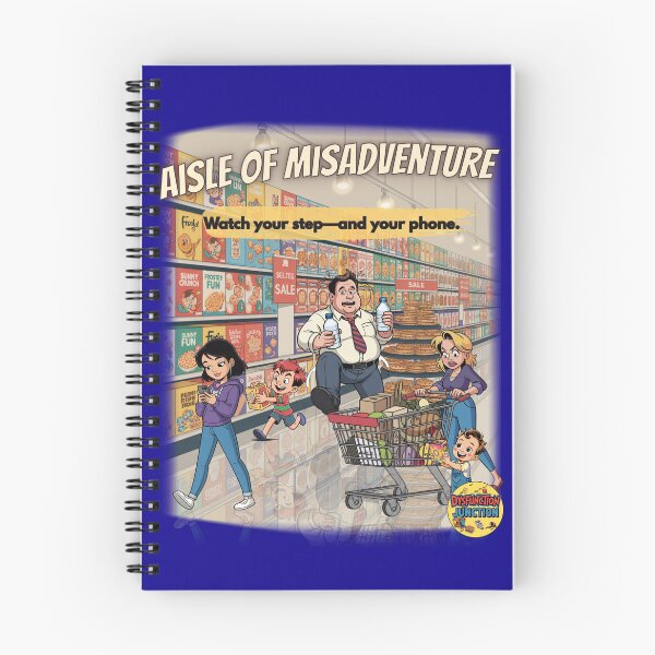 Item preview, Aisle of Misadventure – Funny Family Grocery Store Chaos Cartoon designed and sold by GENX-AUTISM-DAD.