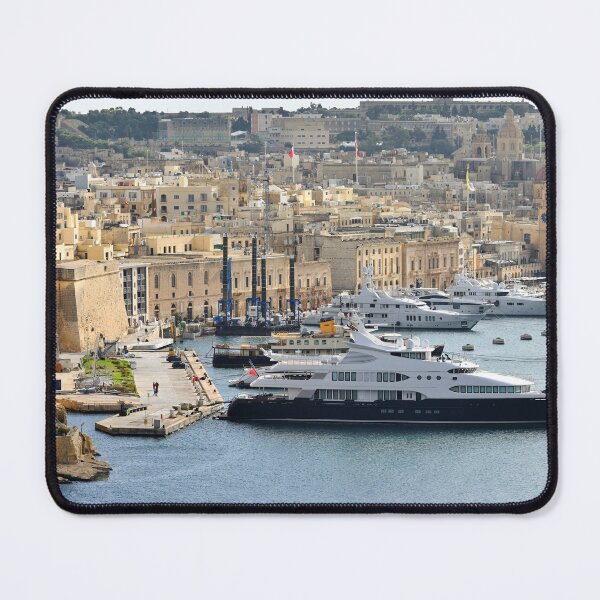 Item preview, Many boats in bay of Valletta, Malta. Original photography designed and sold by studio838.