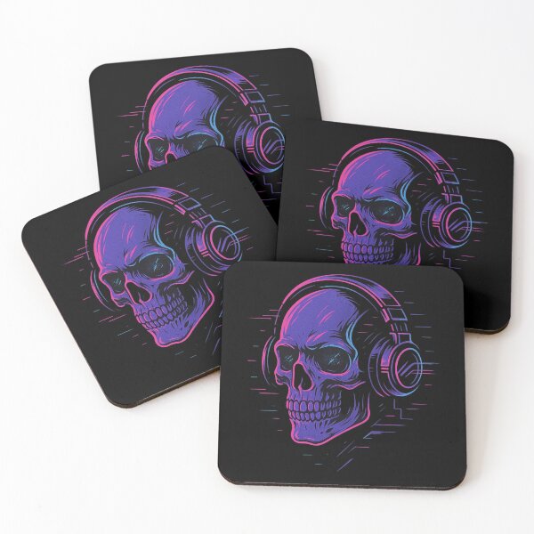 Item preview, “Neon Skull – Cyberpunk Streetwear Art” designed and sold by DailyVibesCo.
