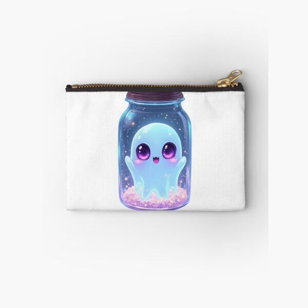 Item preview, Frasco fantasma espeluznante y adorable – Espíritu kawaii en tonos pastel designed and sold by SEBRYS.