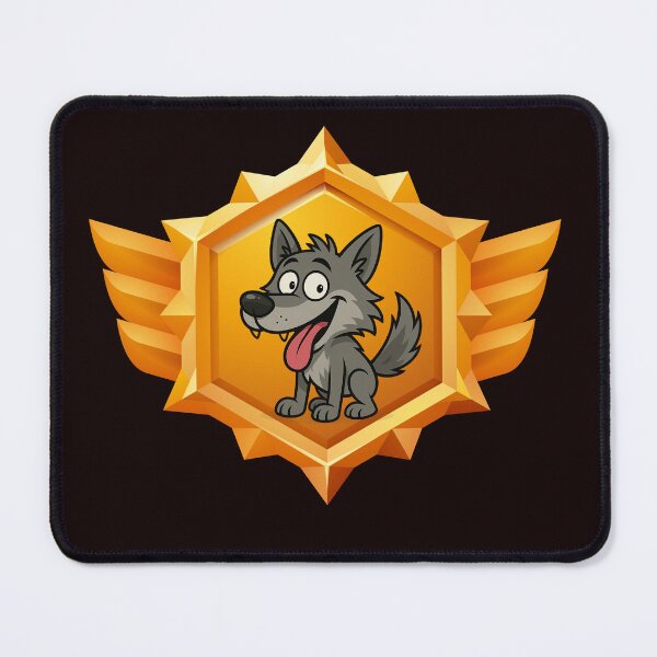 Item preview, Funny Wolf Badge designed and sold by Tadeusz1.