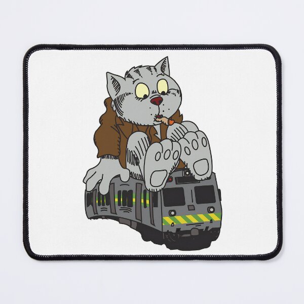 Item preview, Fritz The Cat Train designed and sold by SanneHappyBirt.