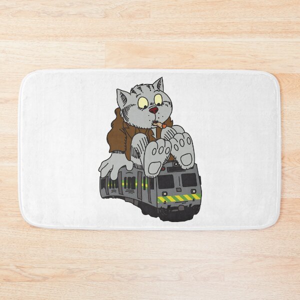Item preview, Fritz The Cat Train designed and sold by SanneHappyBirt.