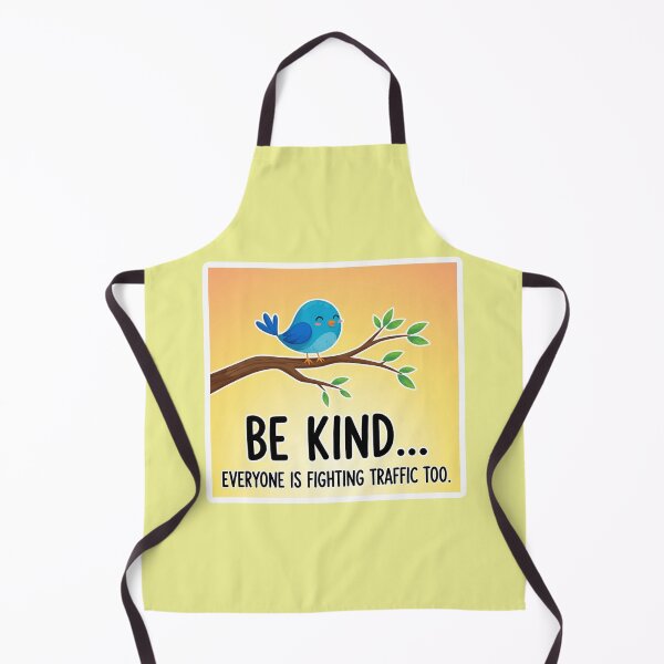 Item preview, Cute Bird Be Kind Everyone Is Fighting Traffic Too Inspirational Kindness Quote Design designed and sold by bvdesignart.