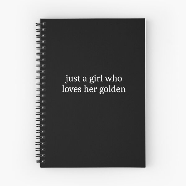 Item preview, Just A Girl Who Loves Her Golden designed and sold by Sleepy Cat Design.