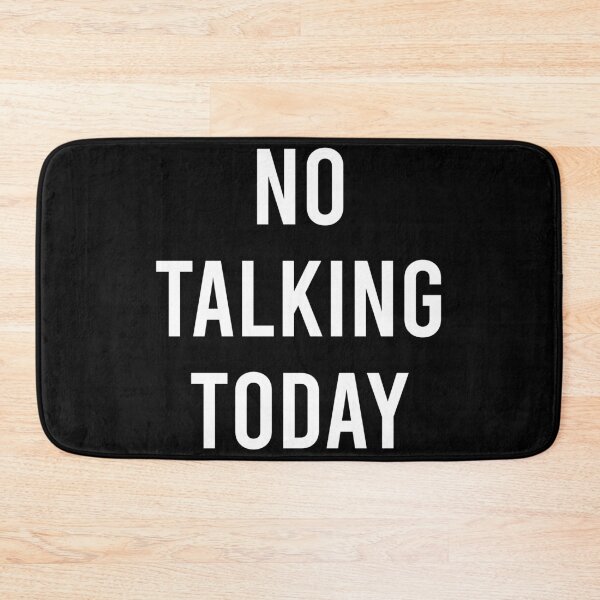 Item preview, No Talking Today -  Funny Introvert People Humor designed and sold by xhearalisa.
