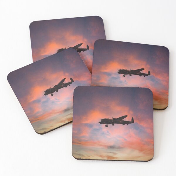 Item preview, 'Homeward bound' Lancaster Bomber Aircraft at Dawn designed and sold by CEastwoodPhotos.