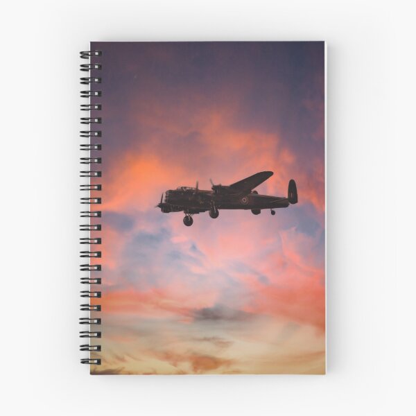Item preview, 'Homeward bound' Lancaster Bomber Aircraft at Dawn designed and sold by CEastwoodPhotos.