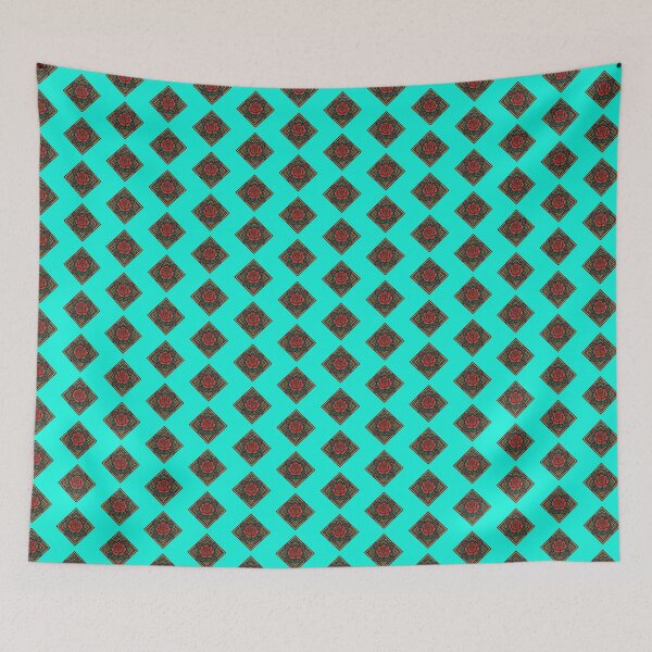 Item preview, Squar flower pattern designed and sold by KingzWorld.