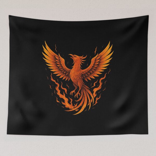 Item preview, “Phoenix Rebirth – Rise from the Flames” designed and sold by DailyVibesCo.