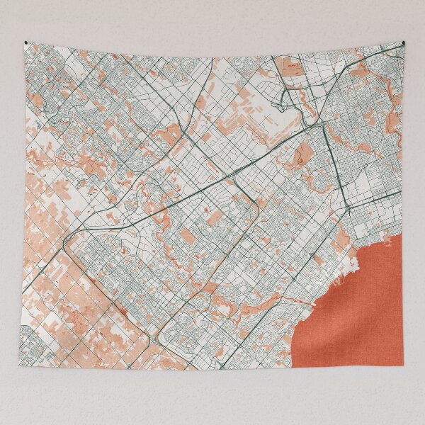 Item preview, Mississauga City Map of Ontario, Canada  - Bohemian designed and sold by deMAP.