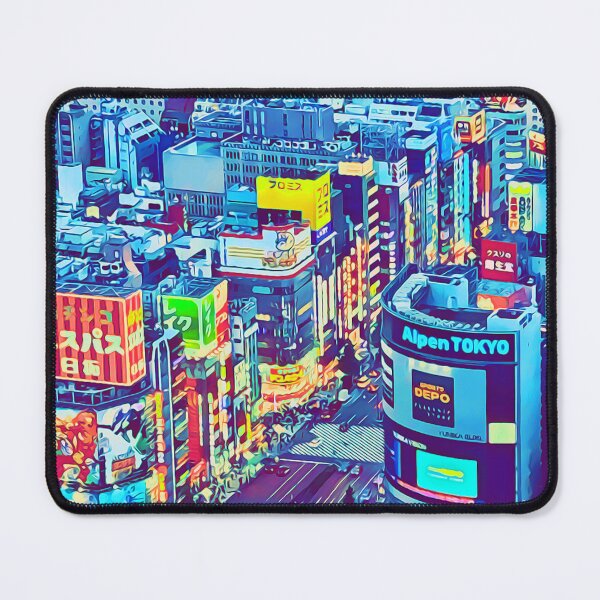 Item preview, Neon Dreams of Shinjuku – Pop Art Cityscape designed and sold by JapanPopArt.