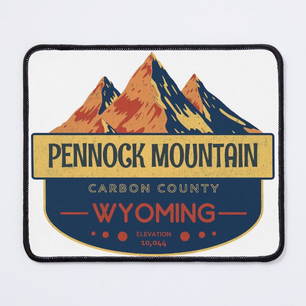 Item preview, Pennock Mountain, Carbon County, Wyoming, Mountain Design designed and sold by Wanderful-roads.