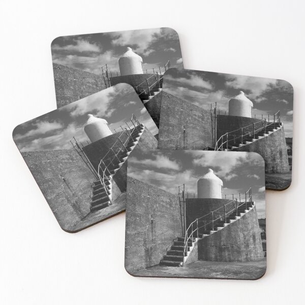 Item preview, Findochty Harbour light steps Scotland designed and sold by CEastwoodPhotos.