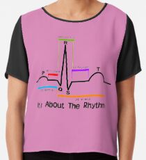 Herz-ST-Segment-Rhythmus Chiffontop