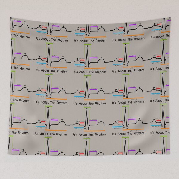 Item preview, Cardiac ST Segment Rhythm designed and sold by gailg1957.