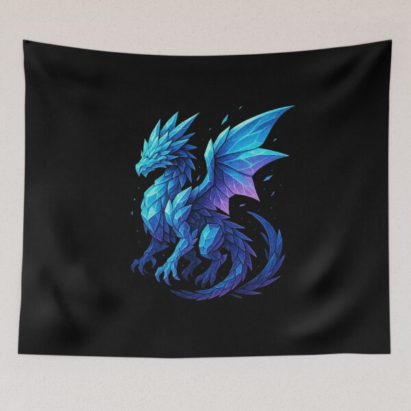 Item preview, “Crystal Dragon – Shards of Power” designed and sold by DailyVibesCo.