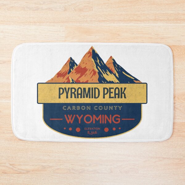 Item preview, Pyramid Peak, Carbon County, Wyoming, Mountain Design designed and sold by Wanderful-roads.