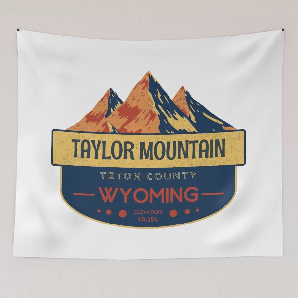 Item preview, Taylor Mountain, Teton County, Wyoming, Mountain Design designed and sold by Wanderful-roads.
